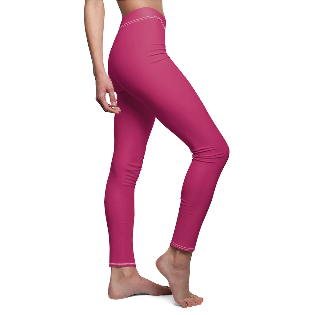 CH Hot Pink Casual Leggings with Model Side