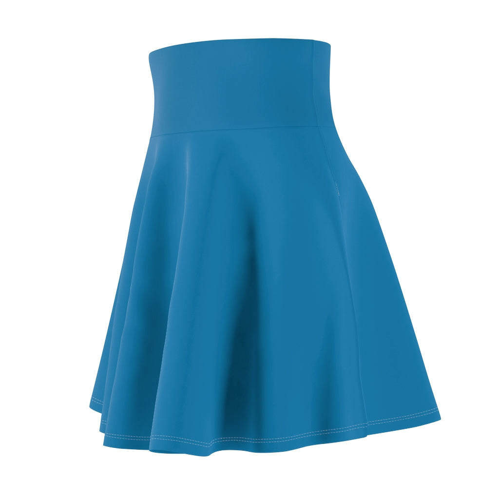 Solid Turquoise Skater Skirt