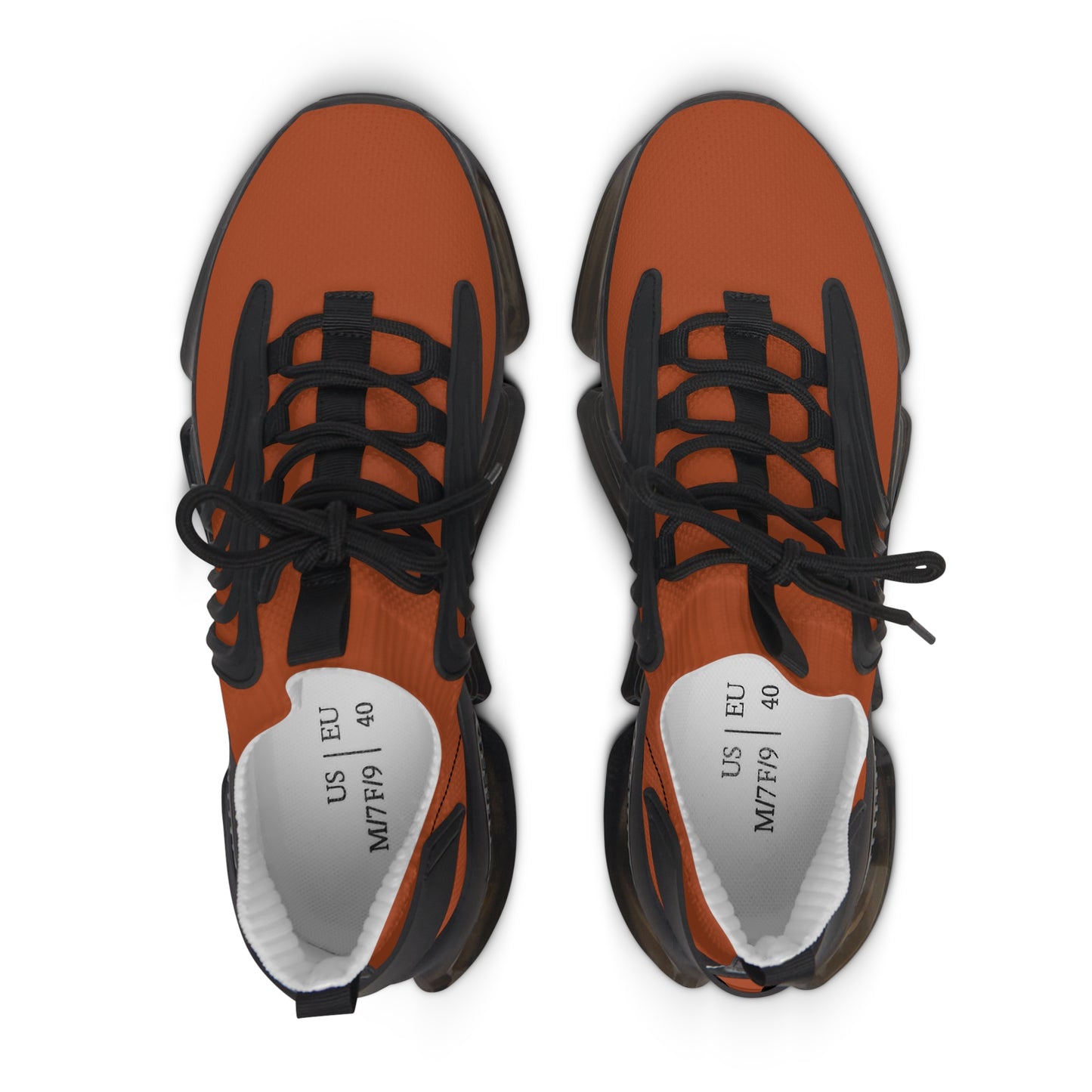 Autumn Orange Women's Mesh Sneakers