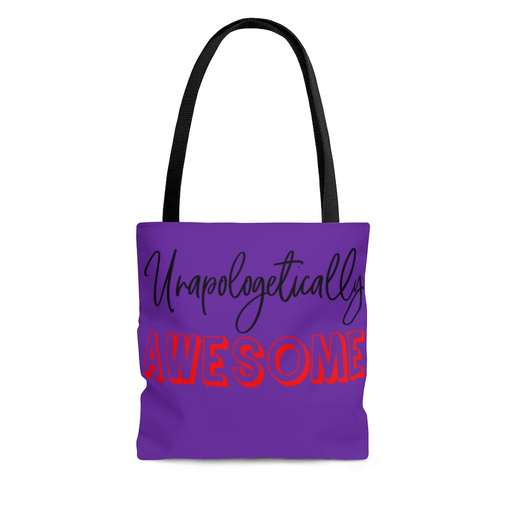 Unapologetically Awesome Grape Tote Bag