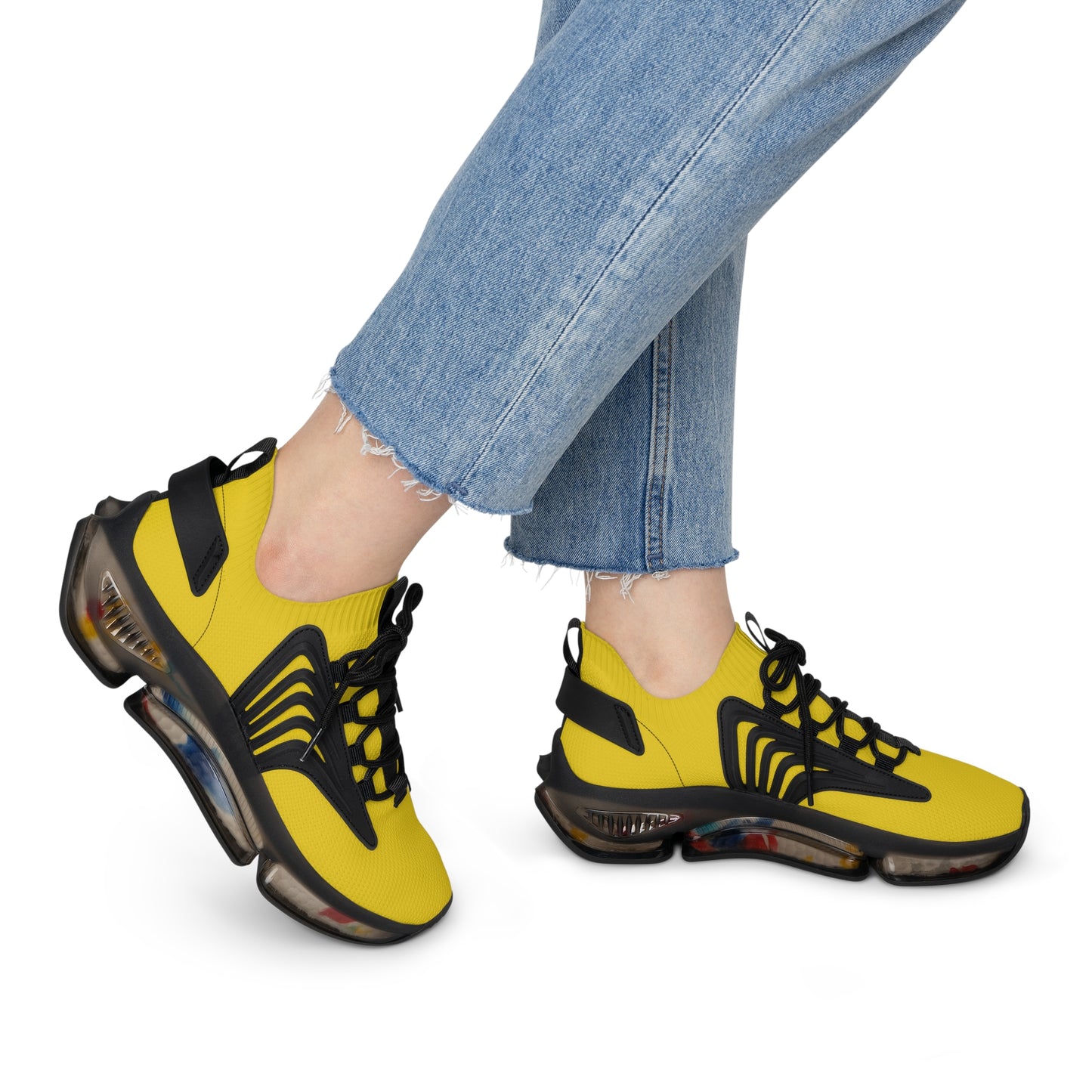 CH Sun Yellow Women's Mesh Sneakers