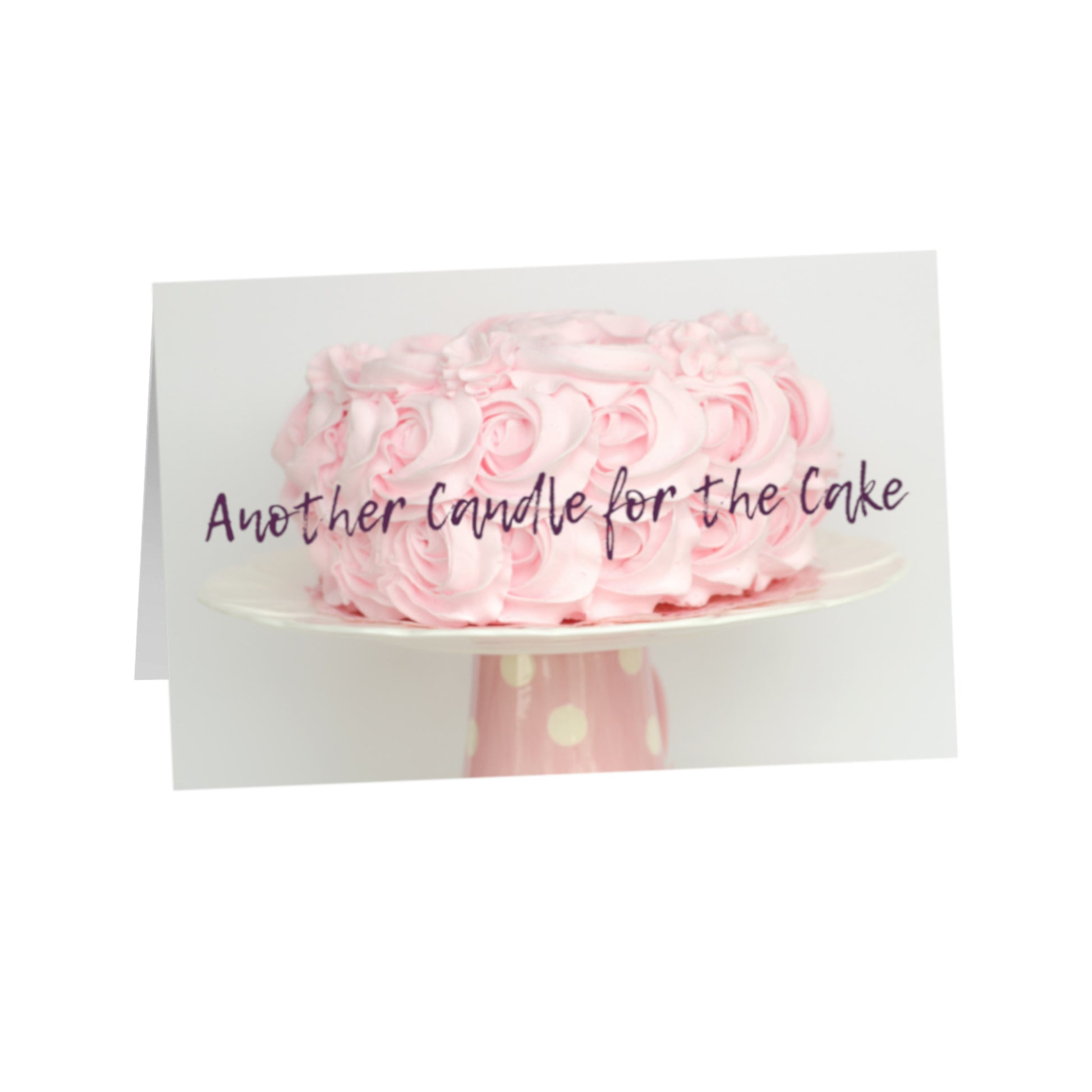 Another Candle for the Cake 8.5x5.5 Greeting Card