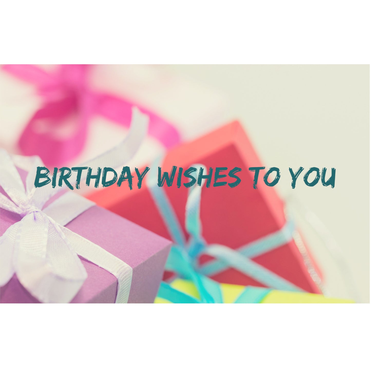 Birthday Wishes to You 8.5x5.5 Greeting Card, Digital Download