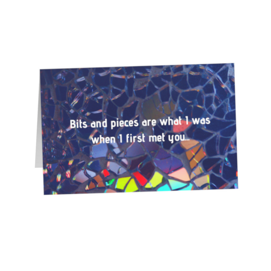 Bits and pieces 8.5x5.5 Greeting Card