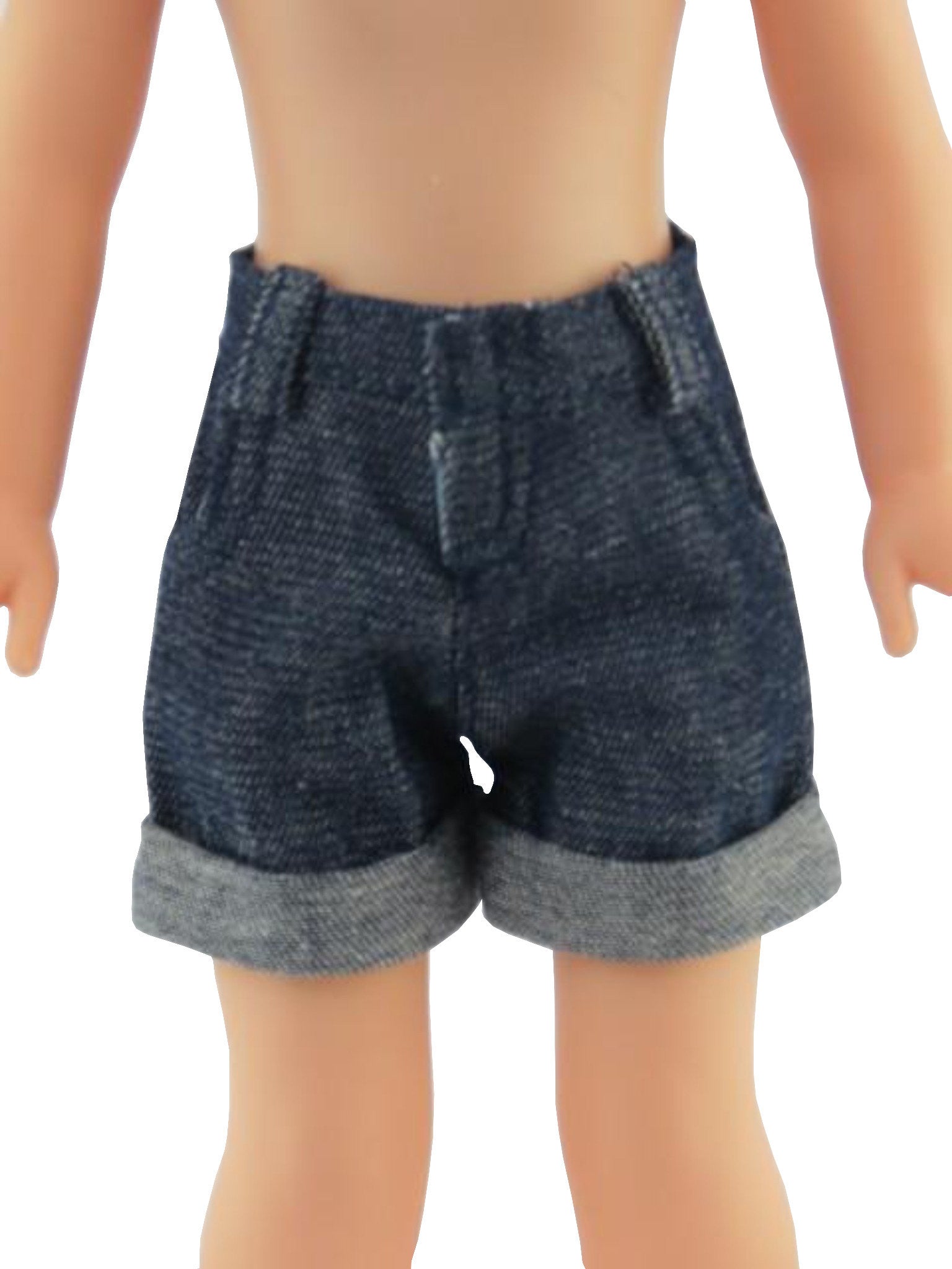 Denim Jean Shorts for 14 1/2-inch Dolls