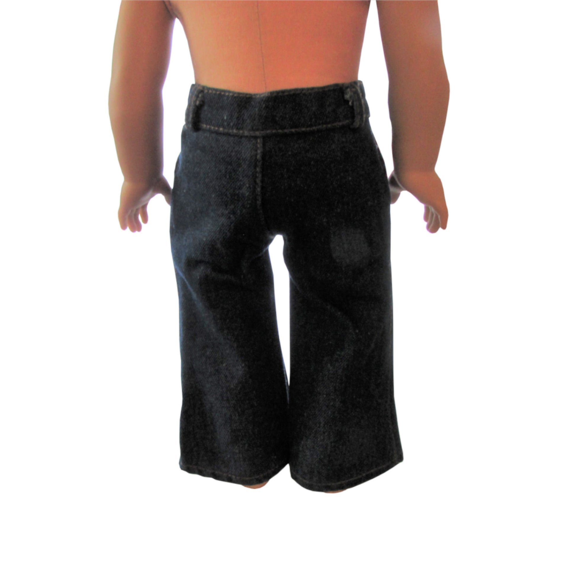 Distressed Doll Jeans for 18-inch dolls