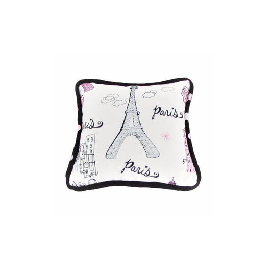 Dots Trimmed Square Doll Pillow for 18-inch dolls