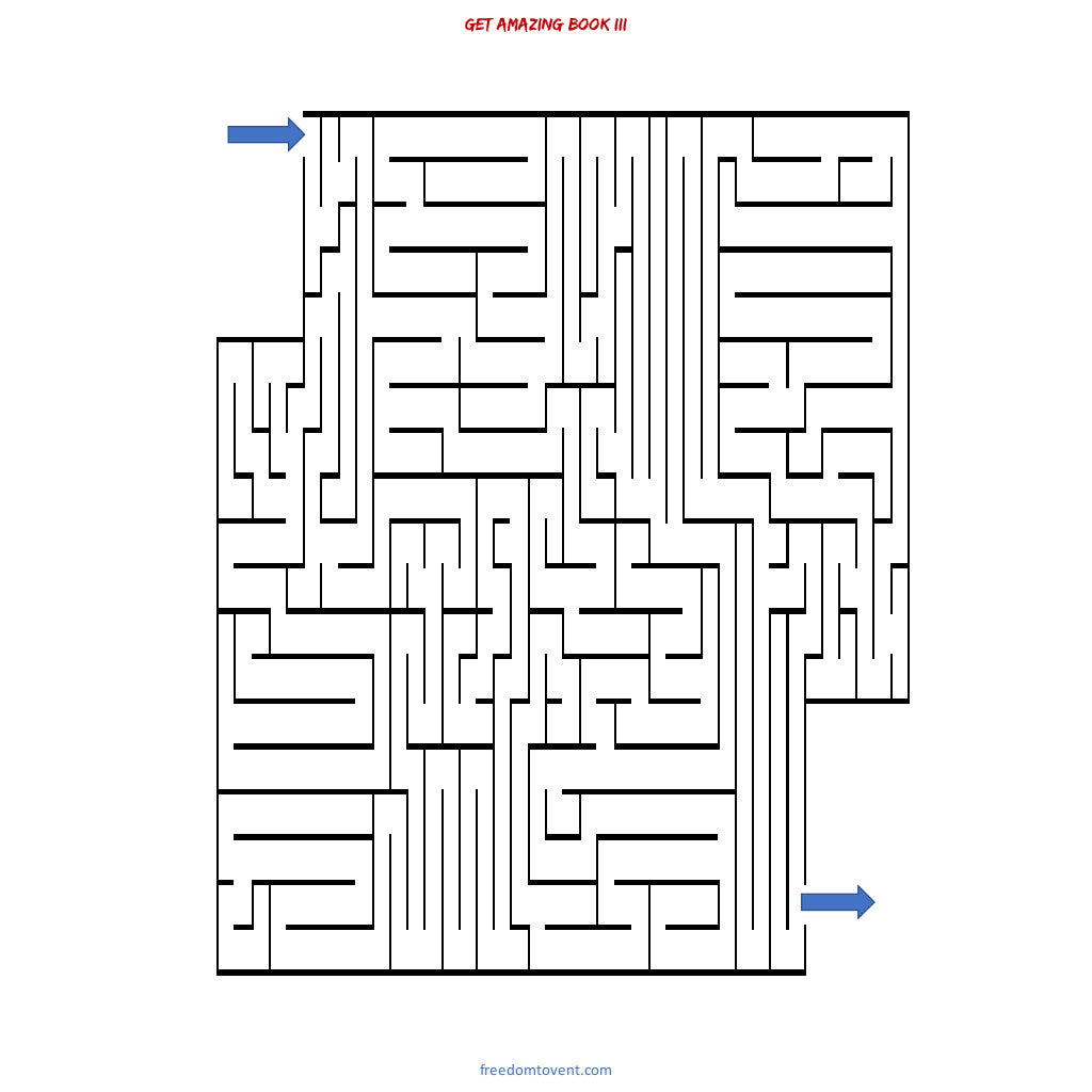 Get Amazing Book III Maze