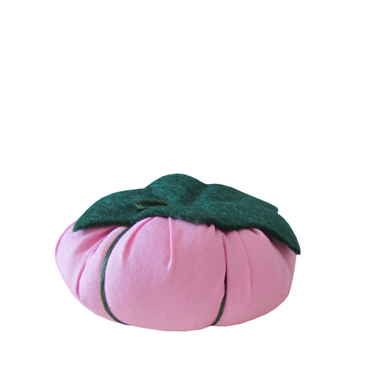 Green Top Light Pink Tomato Pincushion