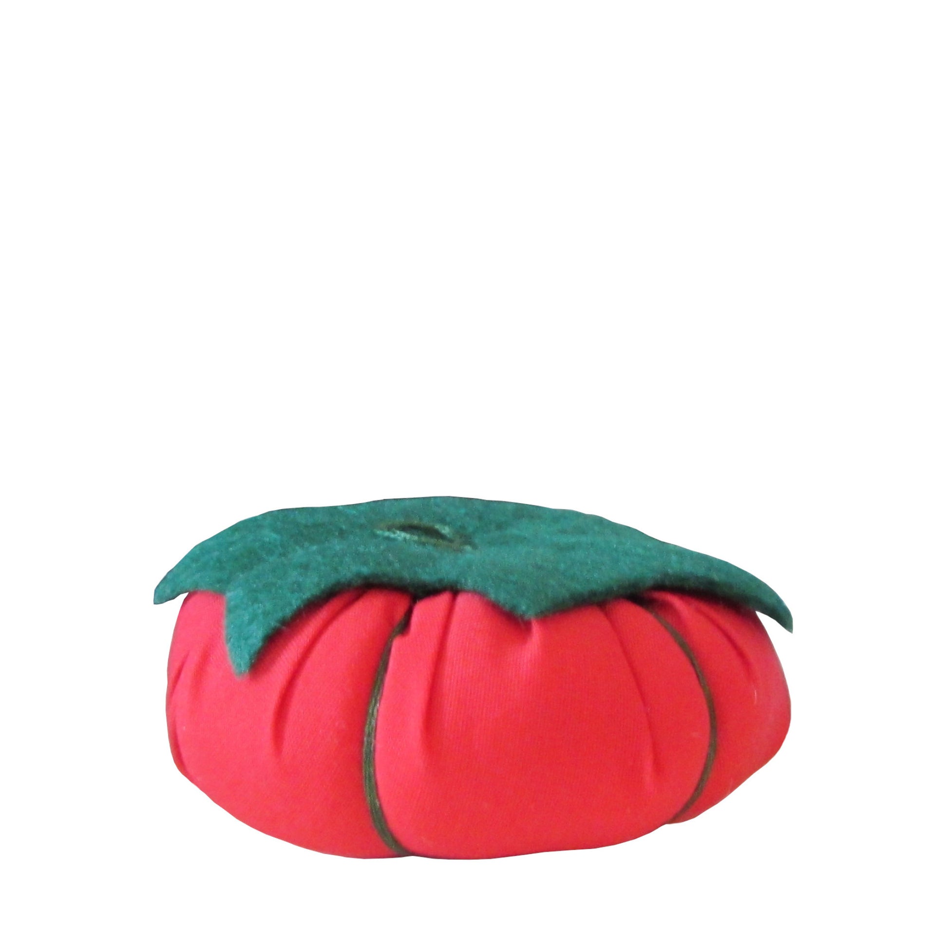Green Top Red Tomato Pincushion