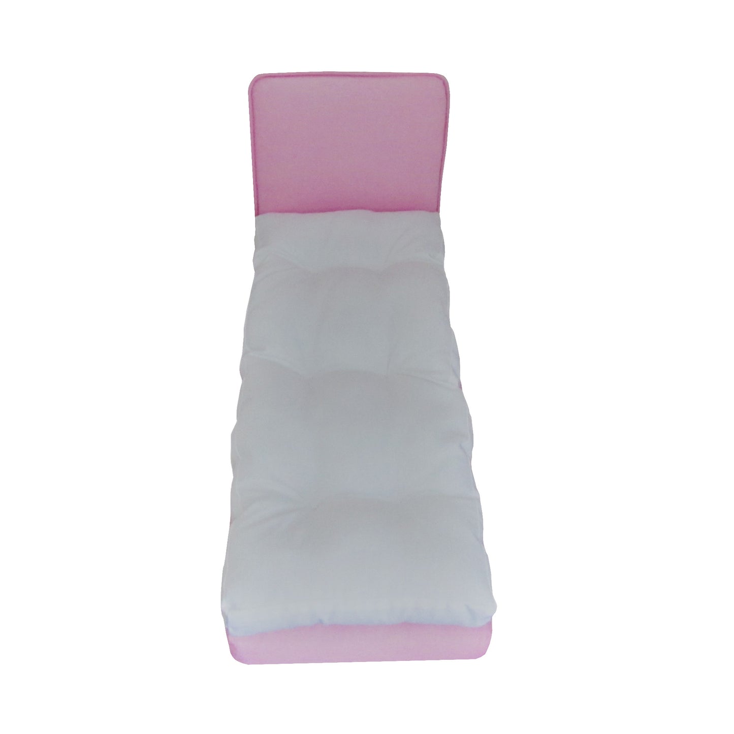 Pink Doll Bed and Mattress for 11.5-inch and 12-inch dolls