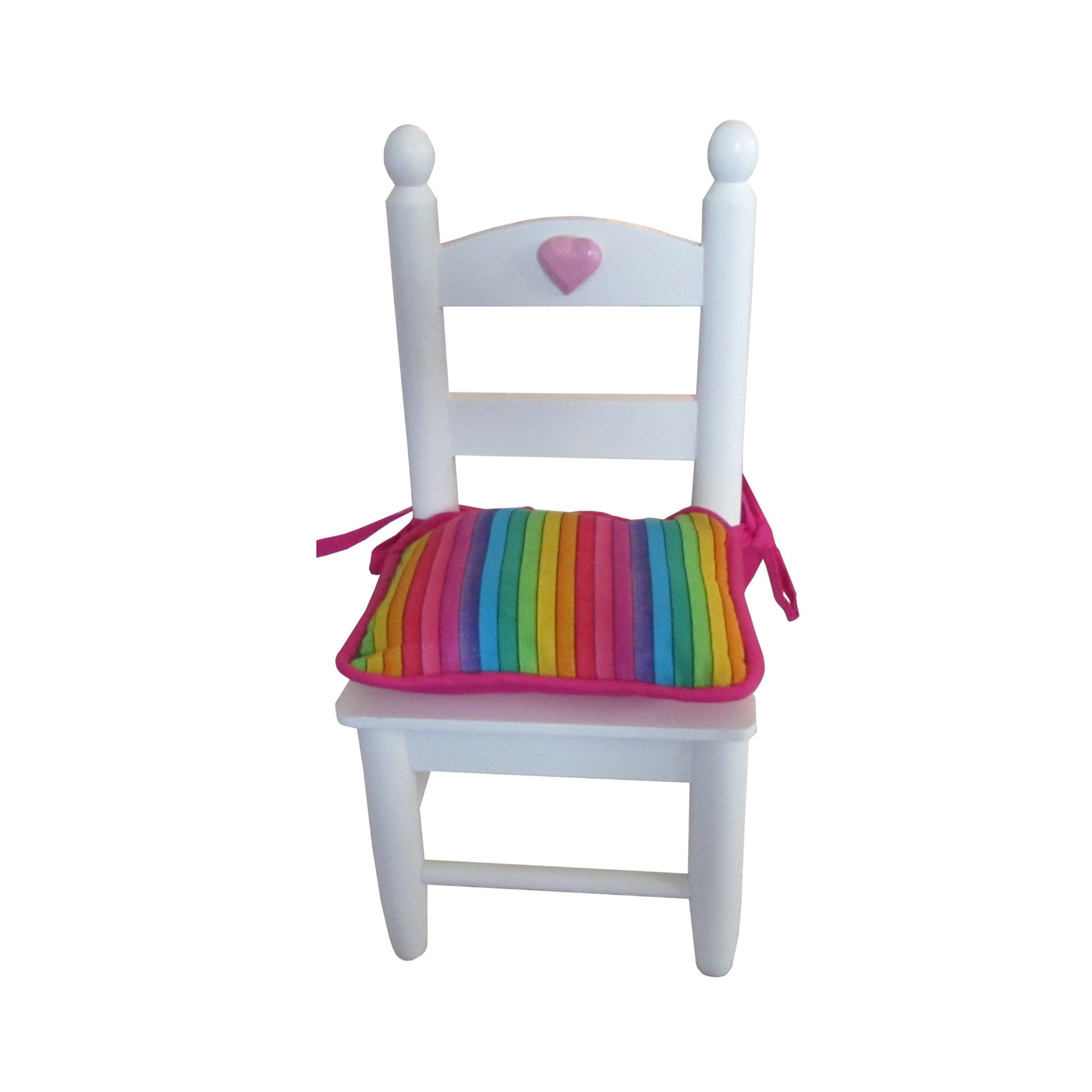 Rainbow Doll Chair Cushion for 18-inch dolls