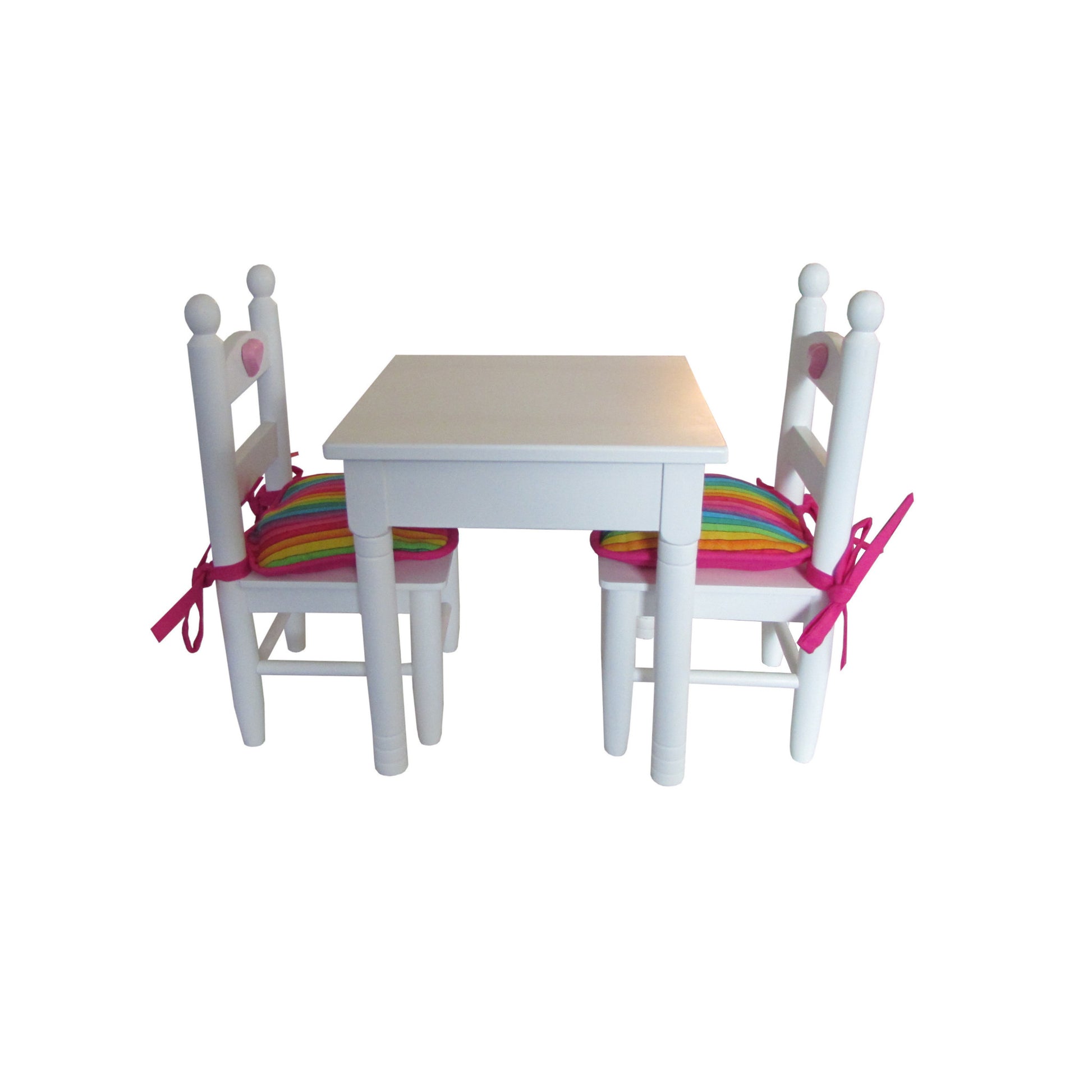 Rainbow Doll Chair Cushions for 18-inch dolls