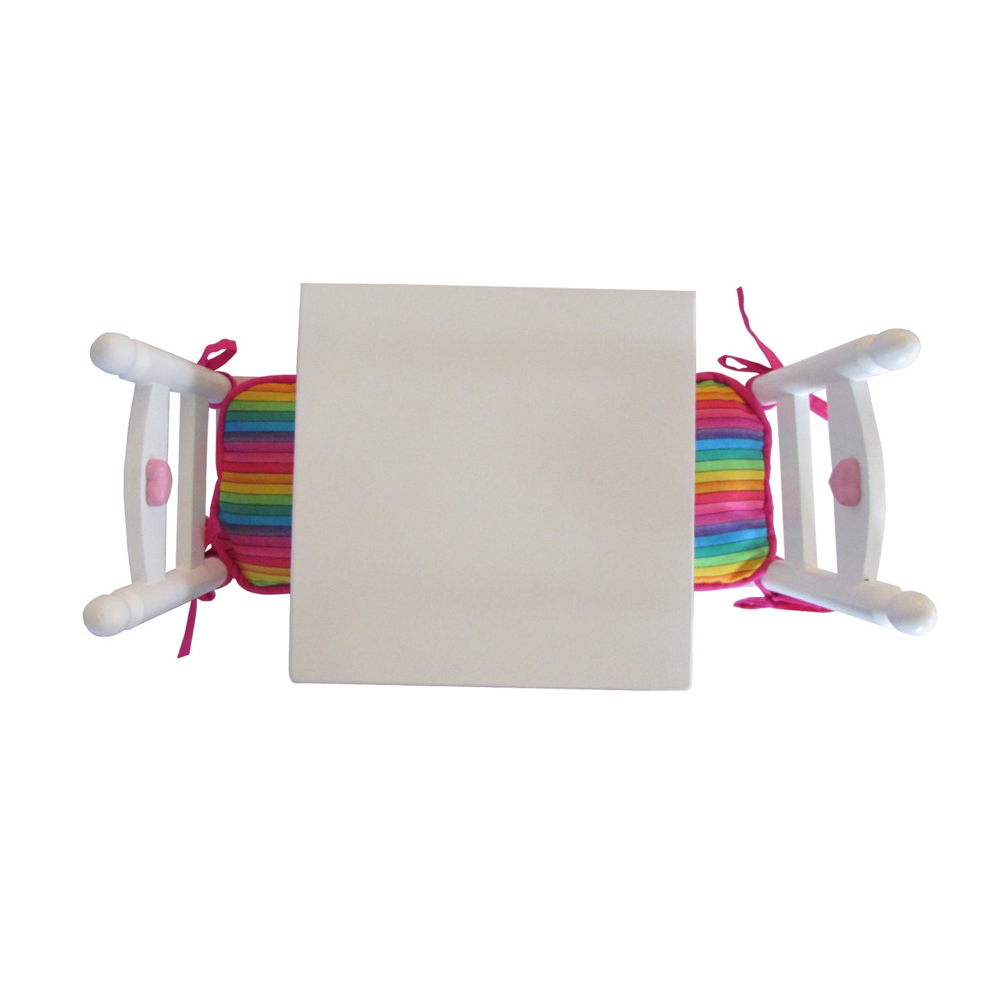 Rainbow Doll Chair Cushions for 18-inch dolls Second view