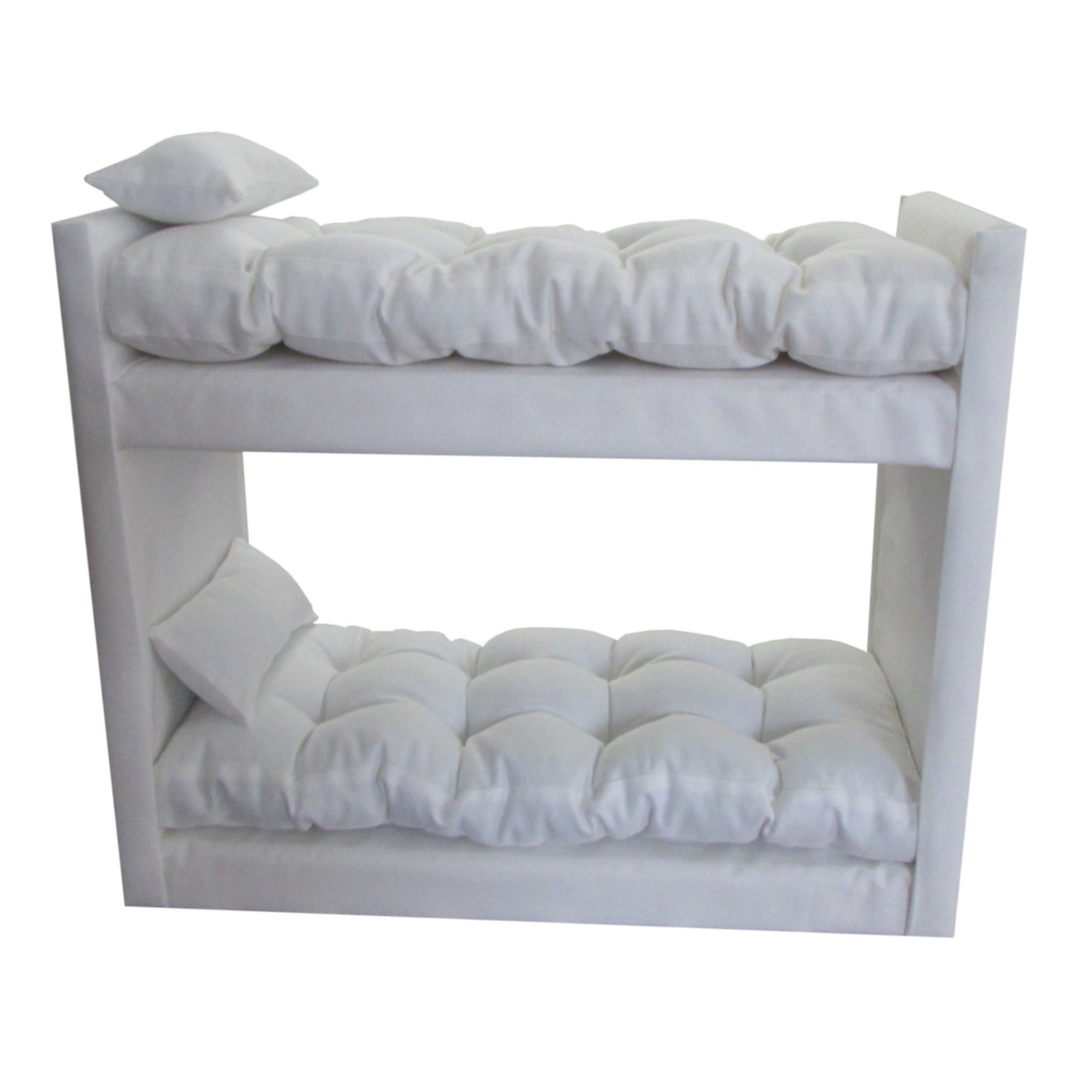 Upholstered Doll Bunk Bed for 11.5-inch and 12-inch dolls
