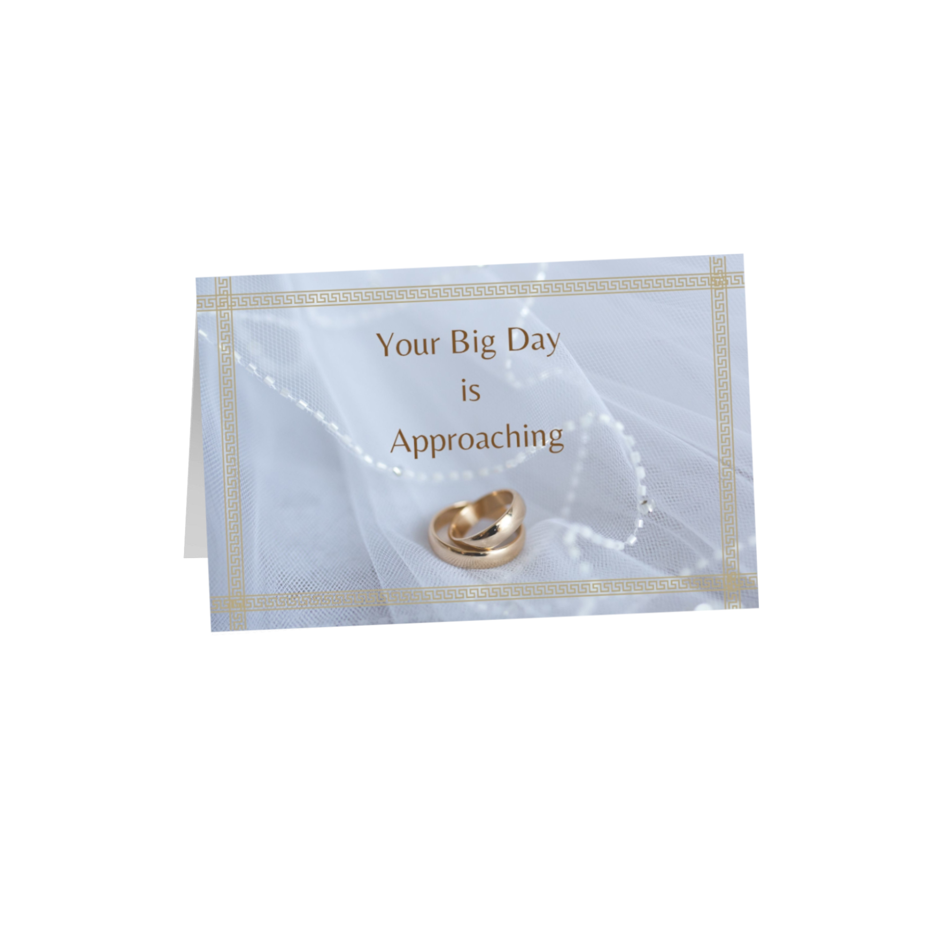 Your Big Day is Approaching 8.5x5.5 Greeting Card