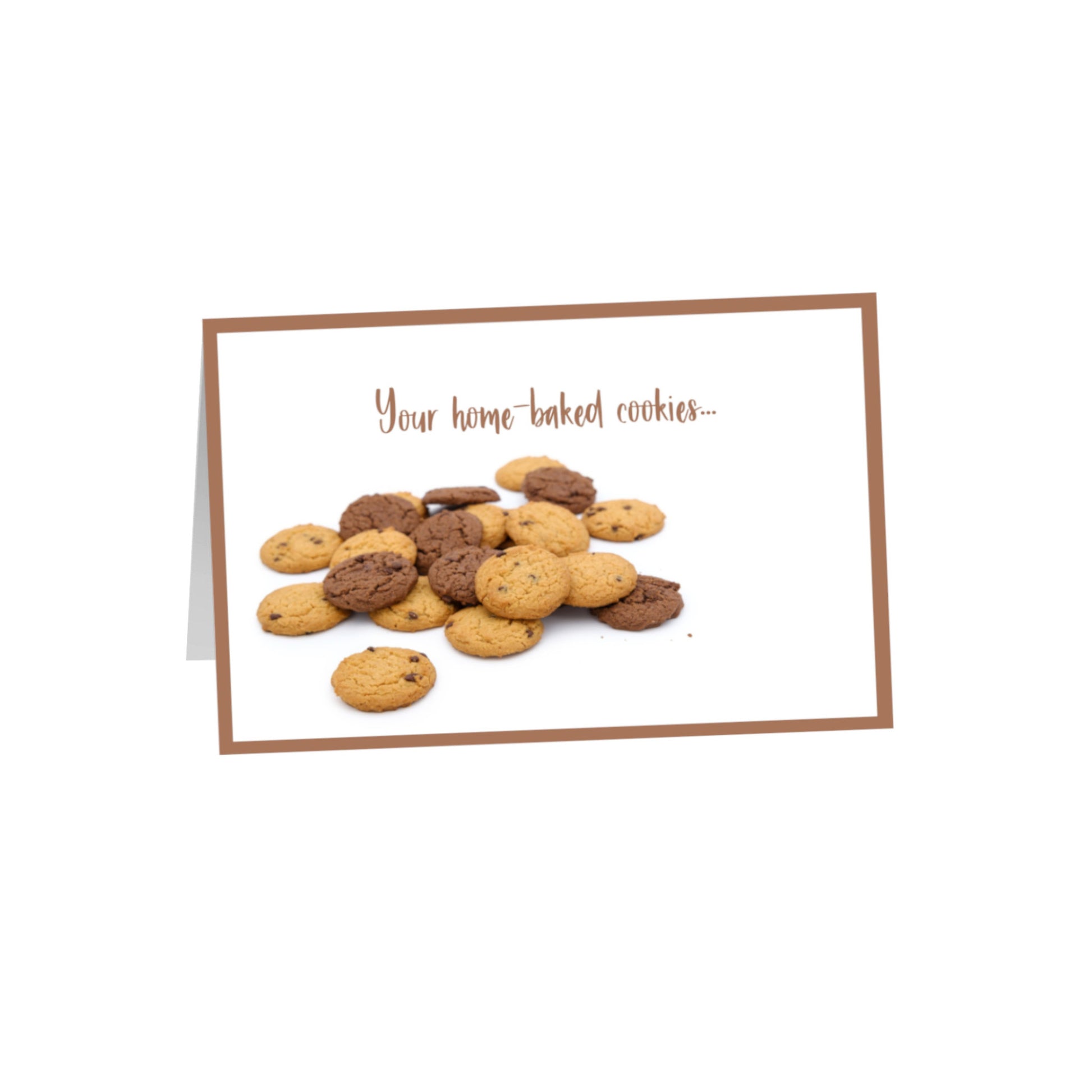Your home-baked cookies 8.5x5.5 Landscape Greeting Card 