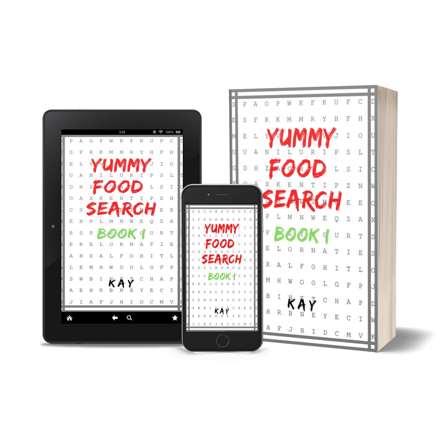Yummy Food Search Book I Digital Download
