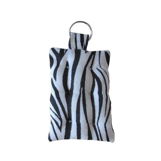 Zebra Print Mattress Key Chain