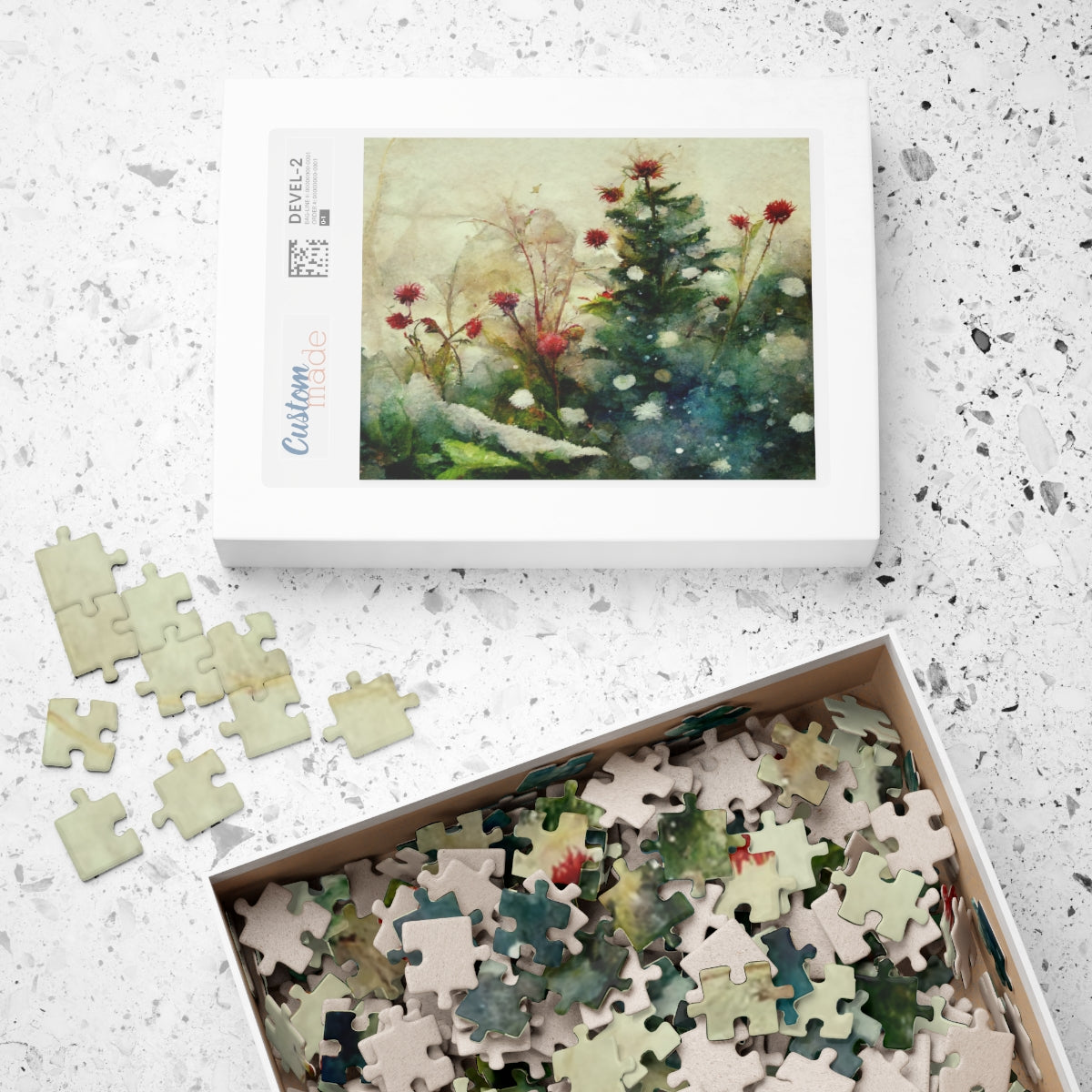 Watercolor Garden Puzzle