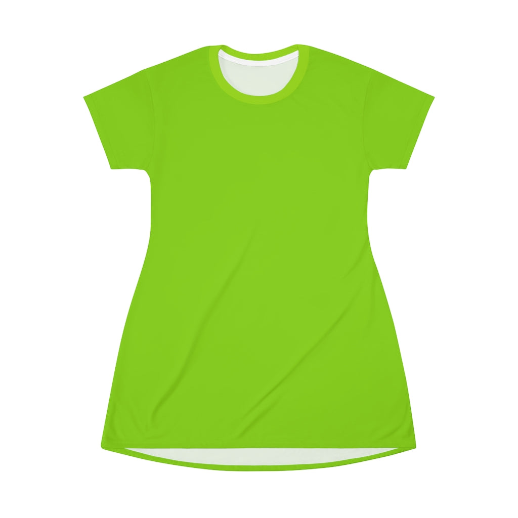 Lime Shock T-shirt Dress