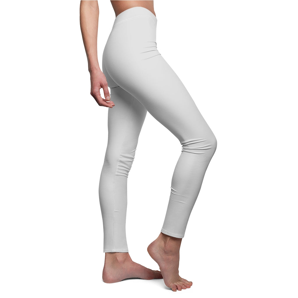 CH Arctic White Casual Leggings with Model Side