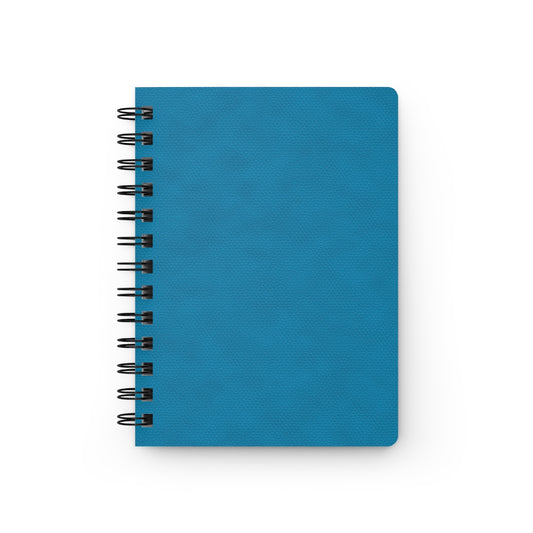 Turquoise Leather Print Spiral Bound Journal