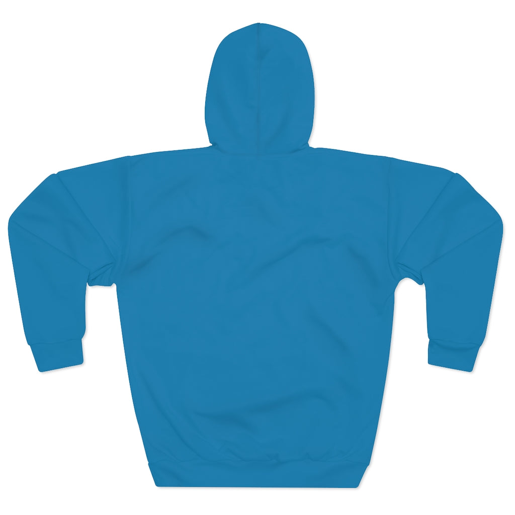 Solid Turquoise Unisex Pullover Hoodie