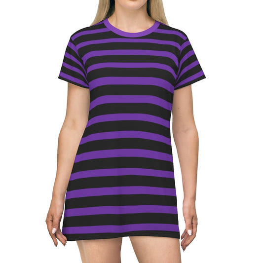 Grape BLH Stripes T-shirt Dress