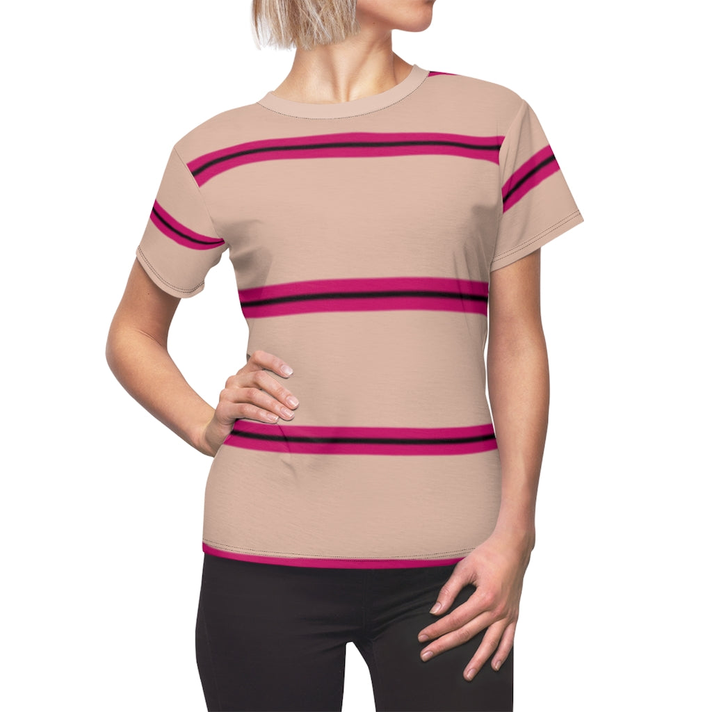 Pale Pink PRH Stripes Women's Tee