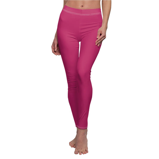 CH Hot PInk Casual Leggings with Model Front