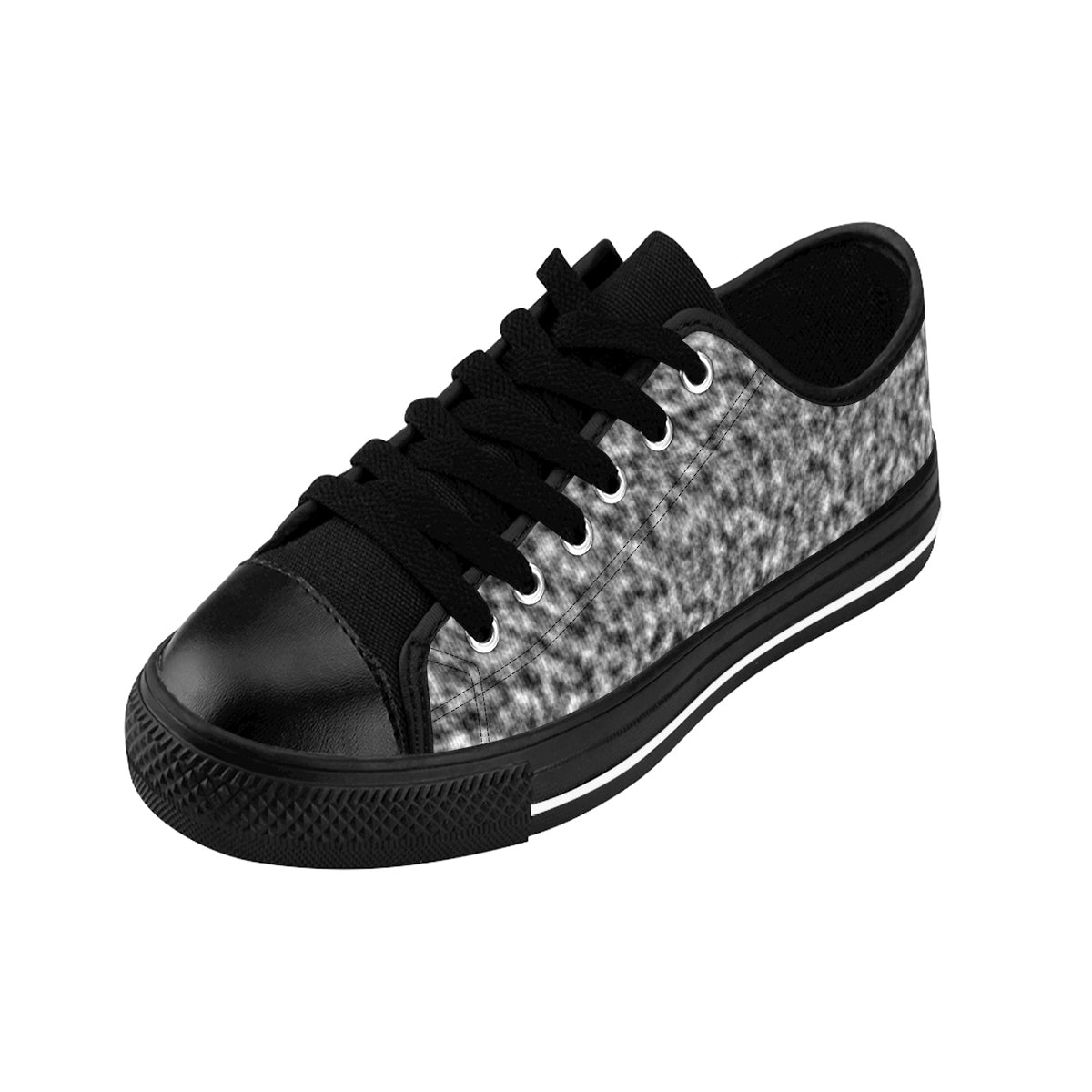 White and Black Clouds Women's Sneakers