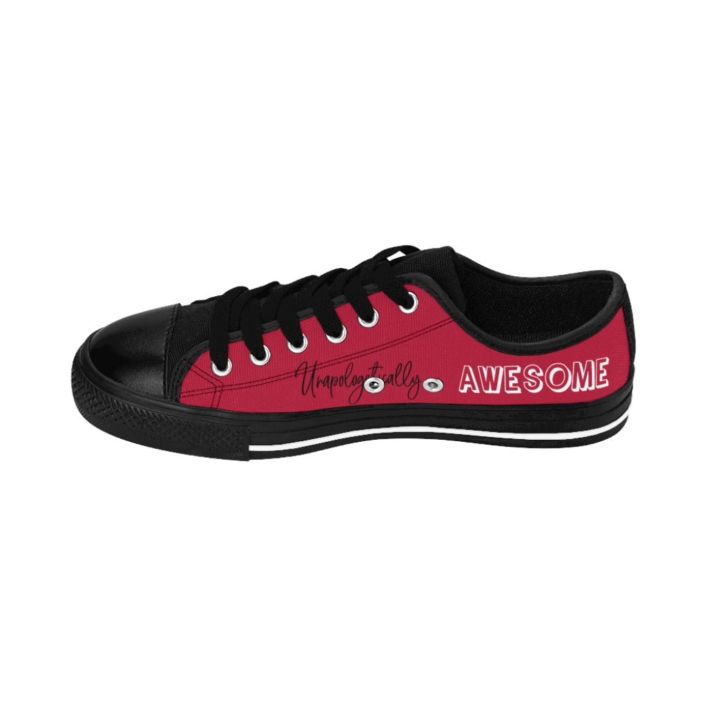 Unapologetically Awesome Solid Red Women's Sneakers