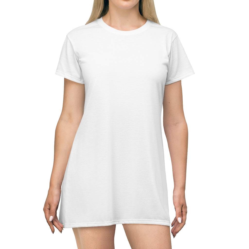 White T-shirt Dress