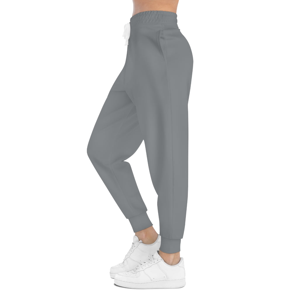 CH Heather Grey Joggers with Model Side