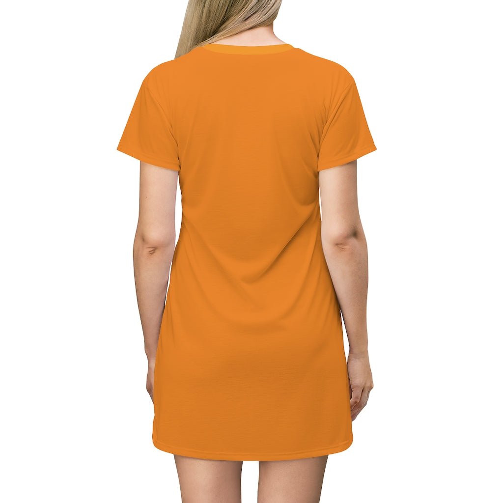 Tangerine T-shirt Dress