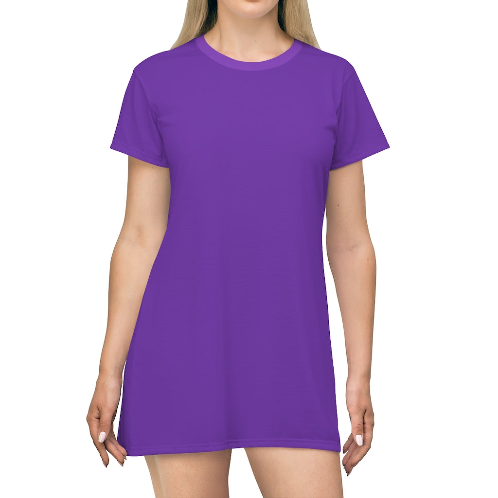 Grape T-shirt Dress