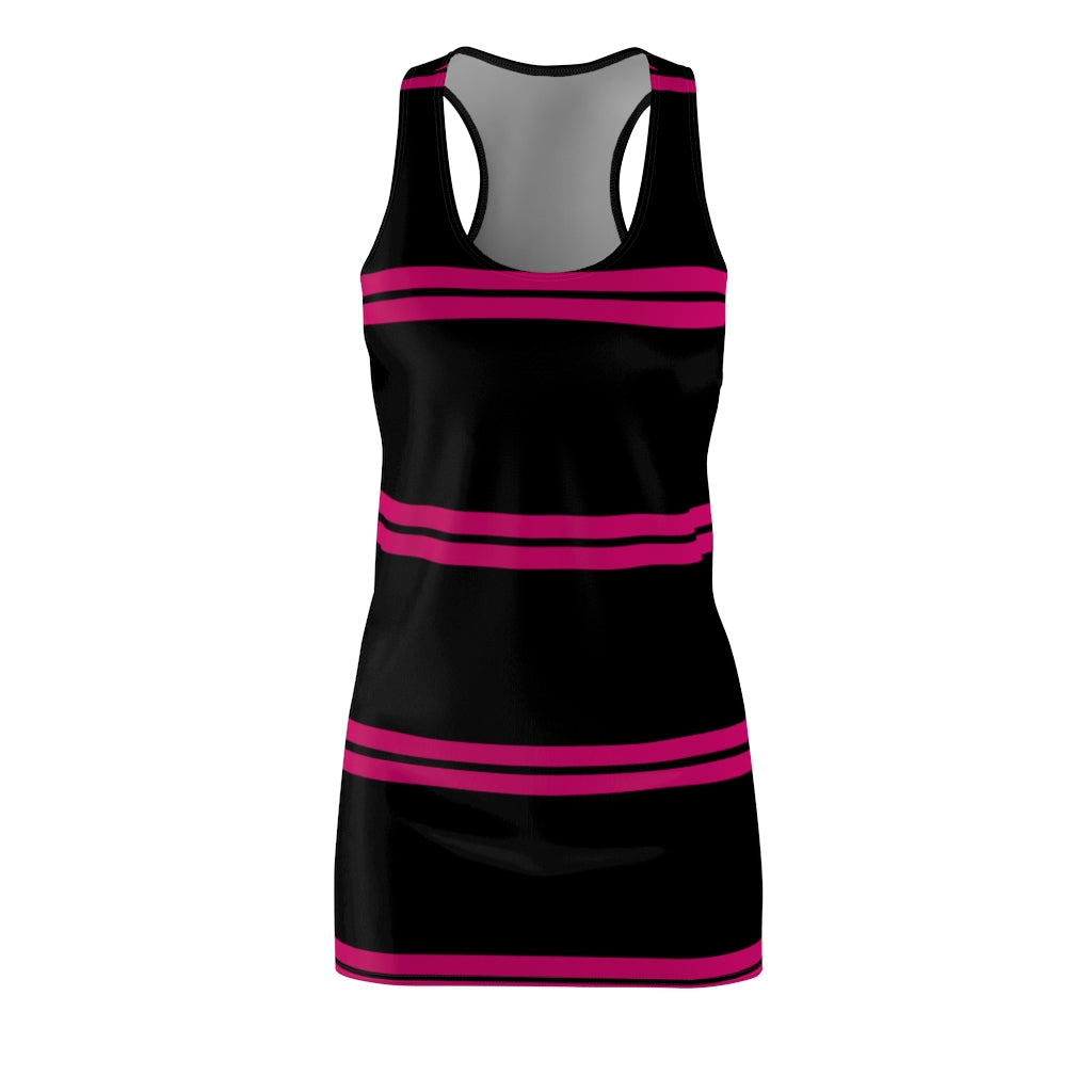 Black PRH Stripes Racerback Dress