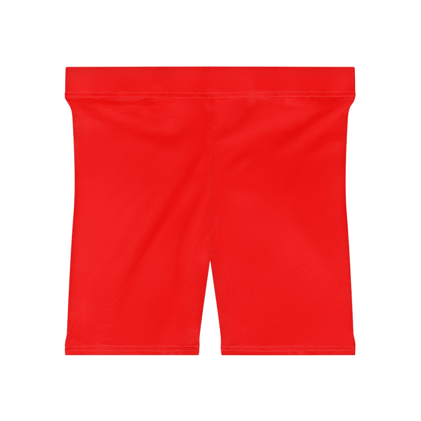 Red Women's Biker Shorts