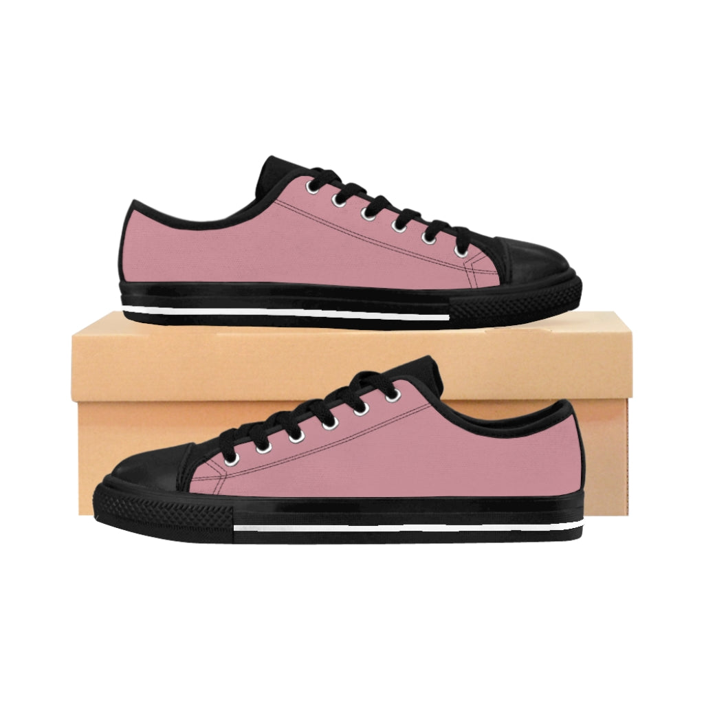 Solid Light Pink Women's Sneakers