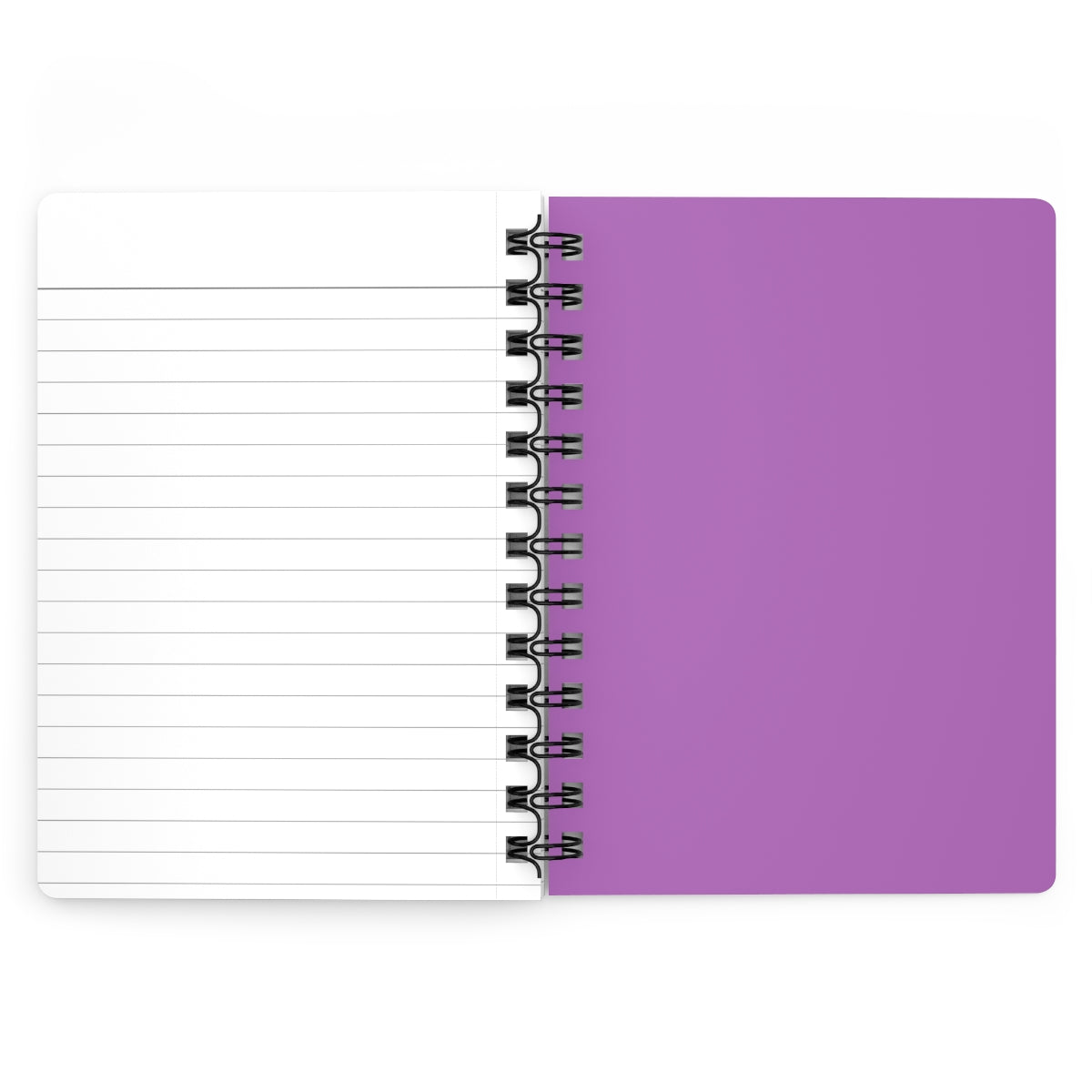 Purple Leather Print Spiral Bound Journal