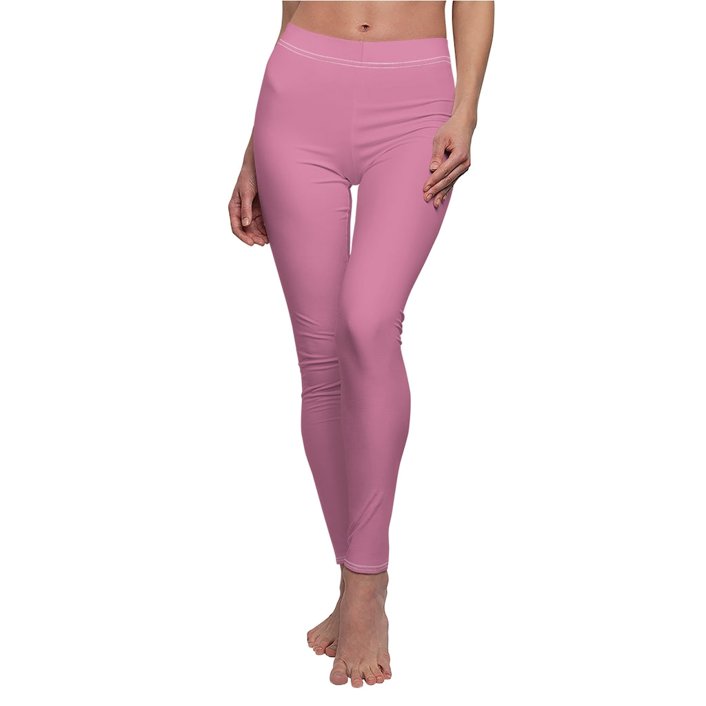 CH Candyfloss Pink Casual Leggings with Model Front