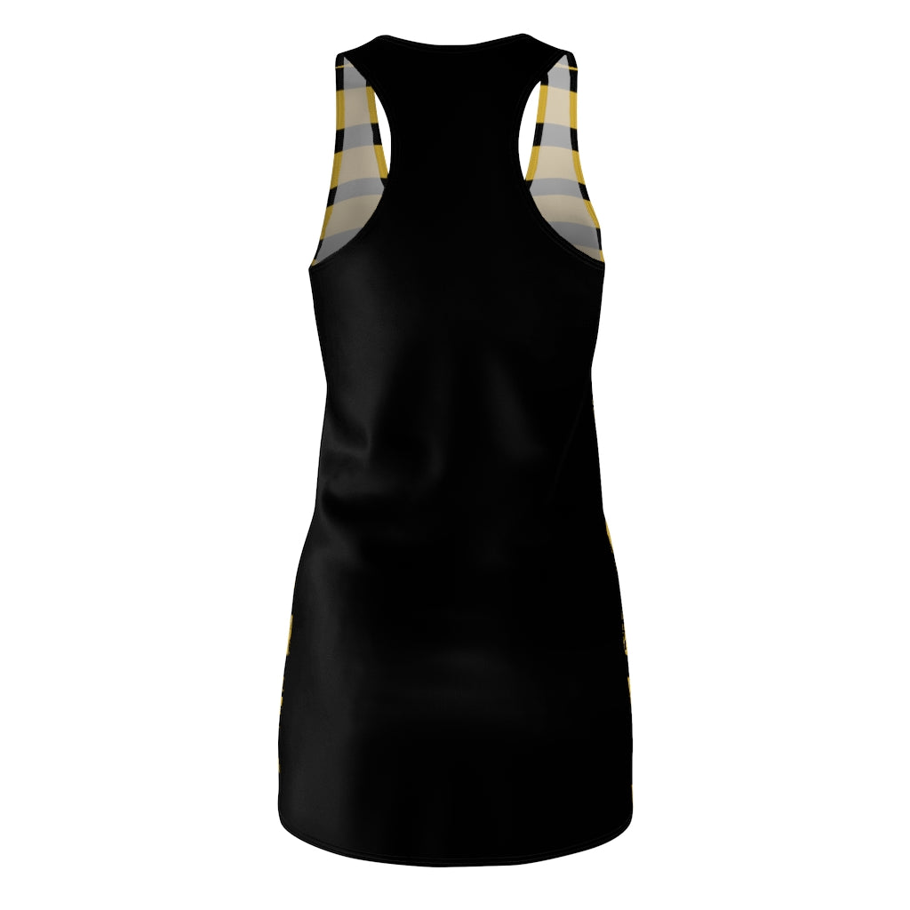Black MGH Stripes Racerback Dress