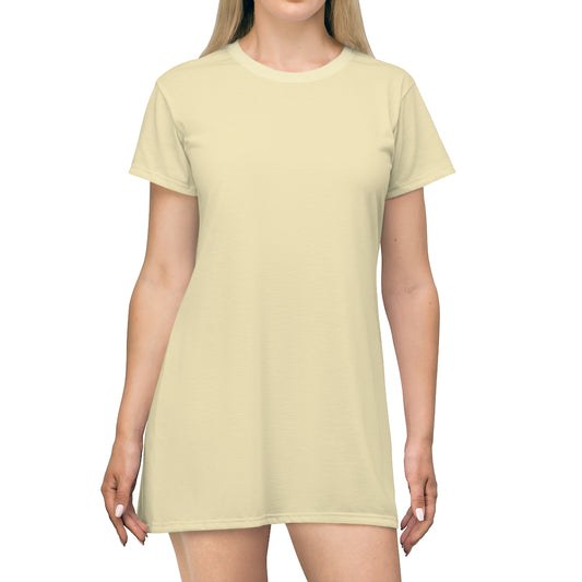 Lemon Meringue T-shirt Dress