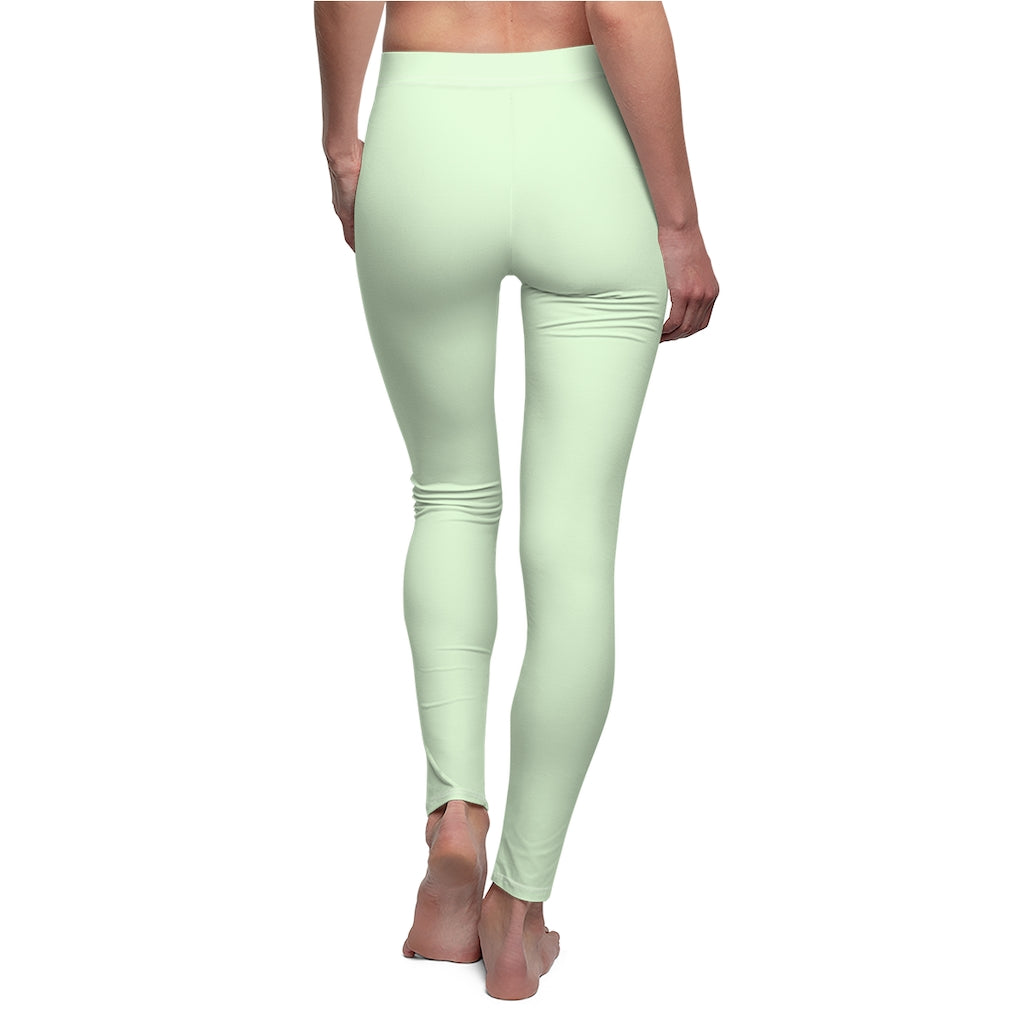 Plt Sport Pale Green Contrast Jacquard V Leggings | PrettyLittleThing QA