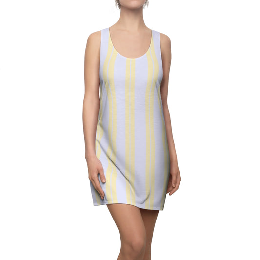 Lavender LM Stripes T-shirt Dress