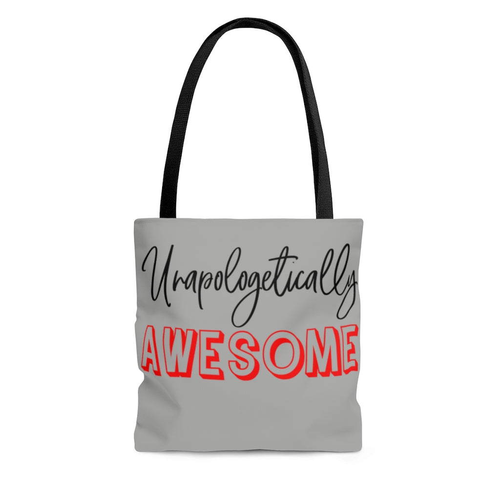 Unapologetically Awesome Sport Grey Tote Bag