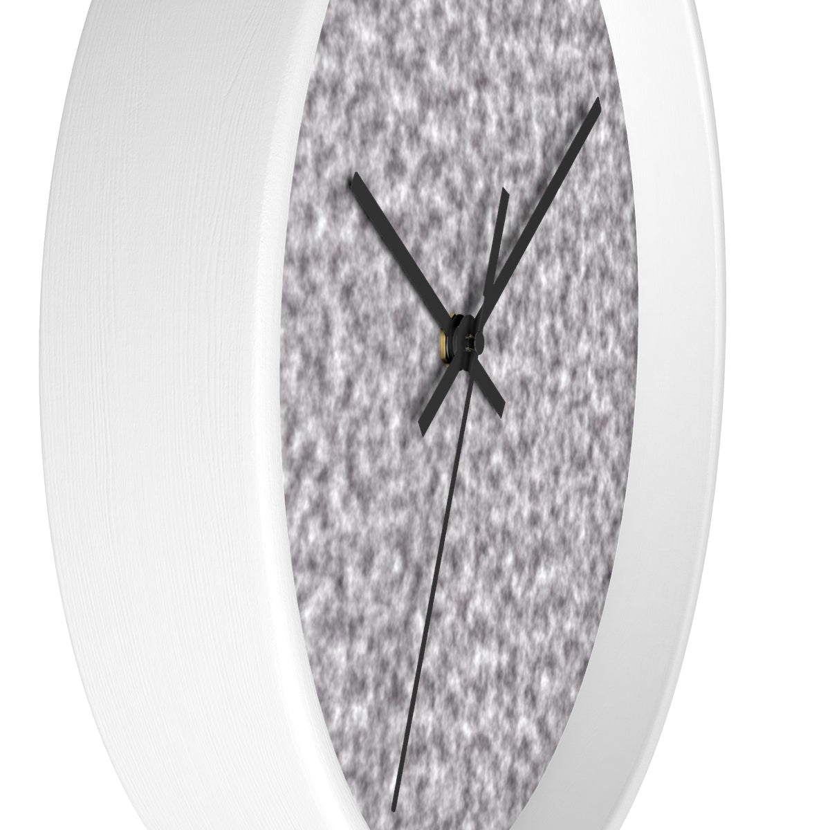 Gray and White Clouds Wall Clock
