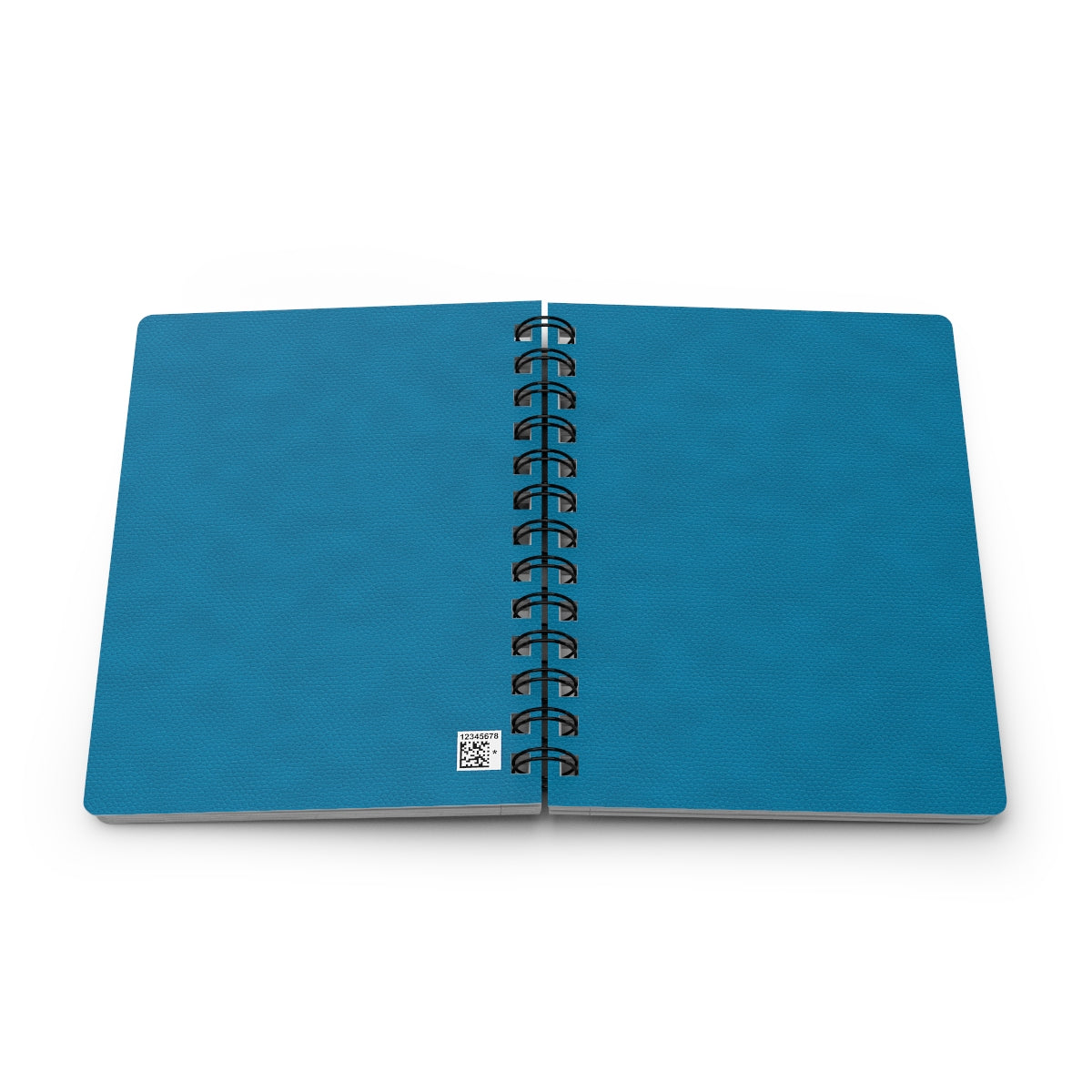 Turquoise Leather Print Spiral Bound Journal