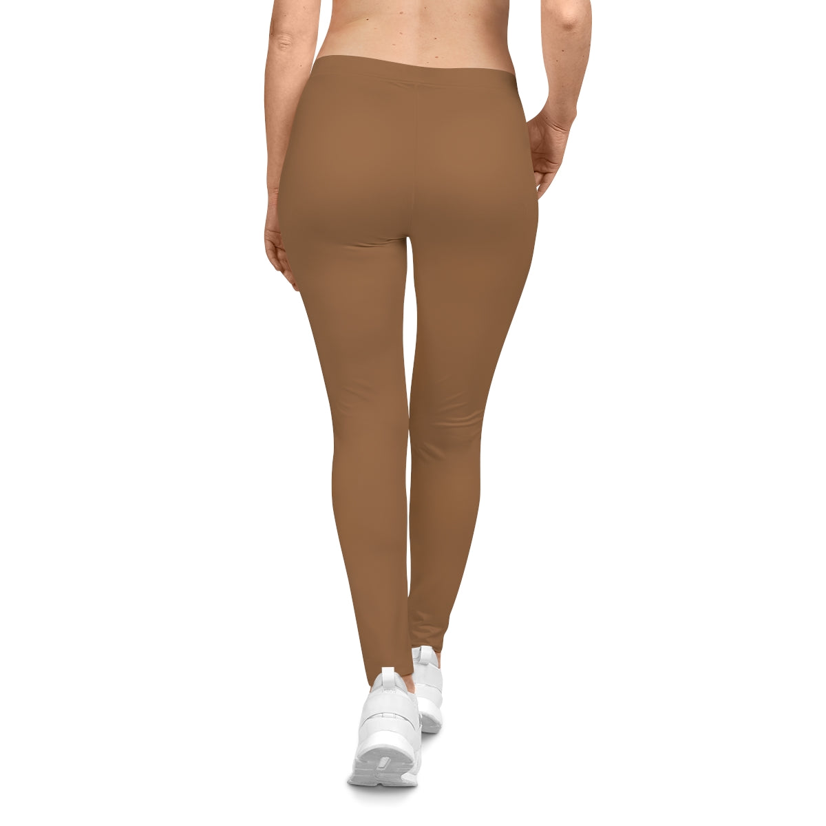 Brown Casual Leggings